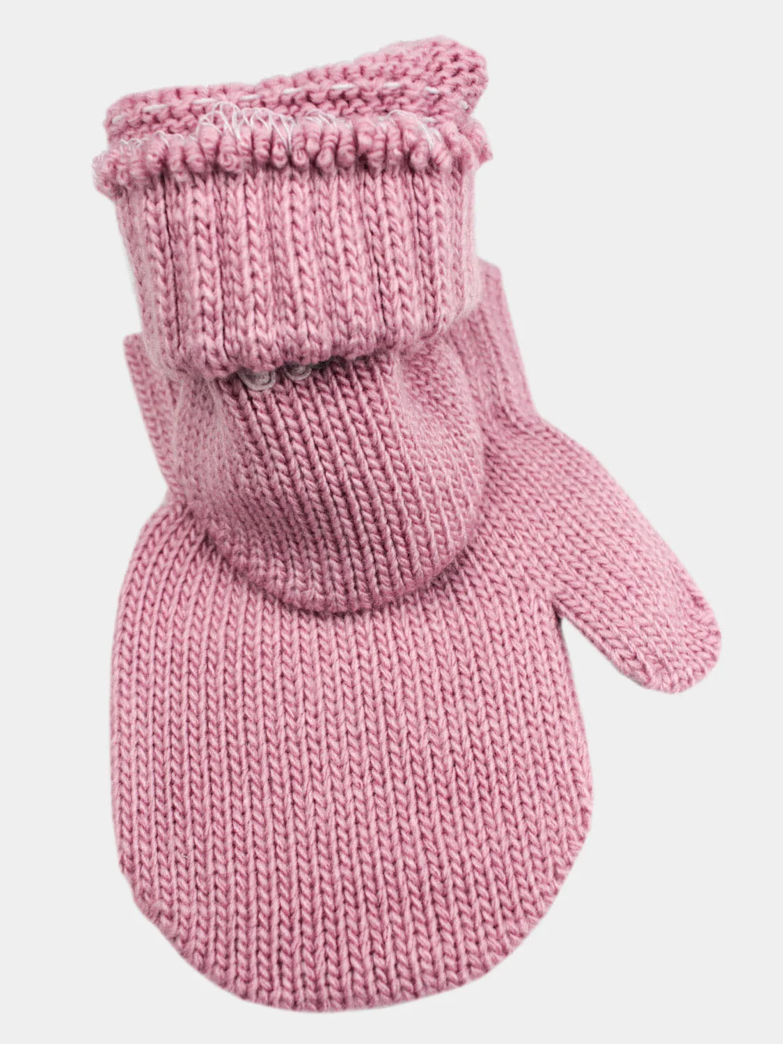 Розовый варежки детские, одинарные, 12р, 1-2 года