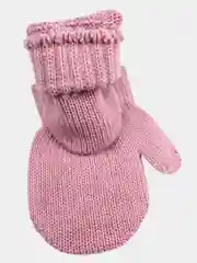Розовый варежки детские, одинарные, 12р, 1-2 года