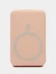 Розовый power Bank Магнитная Беспроводная зарядка Magsafe 10000 mAh