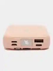 Розовый power Bank Магнитная Беспроводная зарядка Magsafe 10000 mAh