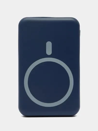 Синий power Bank Магнитная Беспроводная зарядка Magsafe 10000 mAh