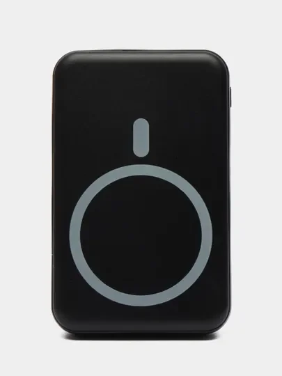 Черный power Bank Магнитная Беспроводная зарядка Magsafe 10000 mAh