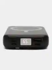Черный power Bank Магнитная Беспроводная зарядка Magsafe 10000 mAh