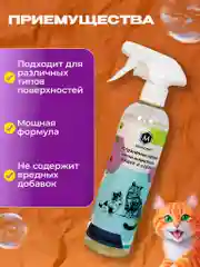 Спрей-нейтрализатор запаха мочи кошек и собак Мойхим, 500 мл