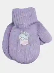 Лавандовый варежки детские, одинарные, 12,5 размер, 2-3 года