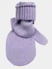 Лавандовый варежки детские, одинарные, 12,5 размер, 2-3 года
