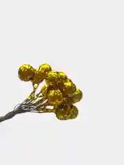 Золотой ягоды на ветке сахарные, искусственные, шишки, на проволоке, новогодний декор, для поделок