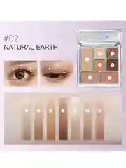 ZEESEA Палетка теней Dreamland Eyeshadow тон 02 NATURAL EARTH / природный
