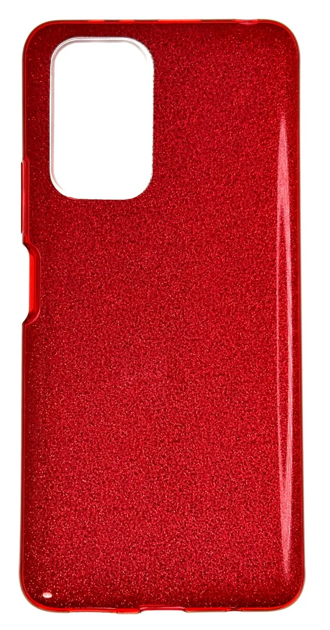 Красный накладка для Xiaomi Redmi Note 10 Pro силиконовая трехслойная