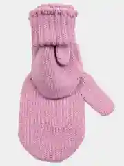 Кораллово-розовый варежки детские, одинарные, однотонные, для мальчиков и девочек, 13 размер, 3-4 года