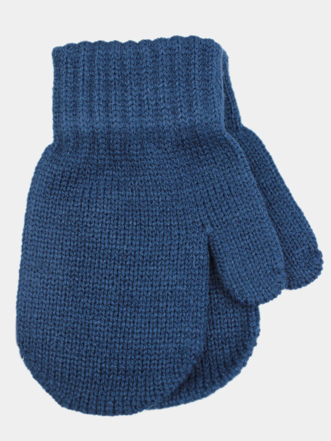 Индиго варежки детские, одинарные, однотонные, для мальчиков и девочек, 13 размер, 3-4 года
