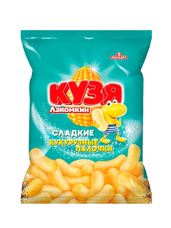Кузя Лакомкин кукурузные палочки СТ 140г
