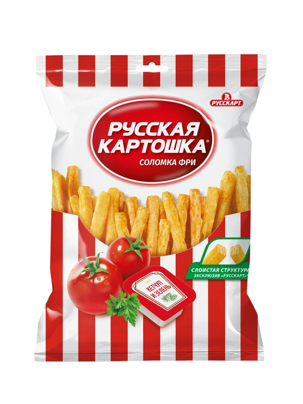 Соломка Фри 100г со вкусом Кетчуп и зелень Д