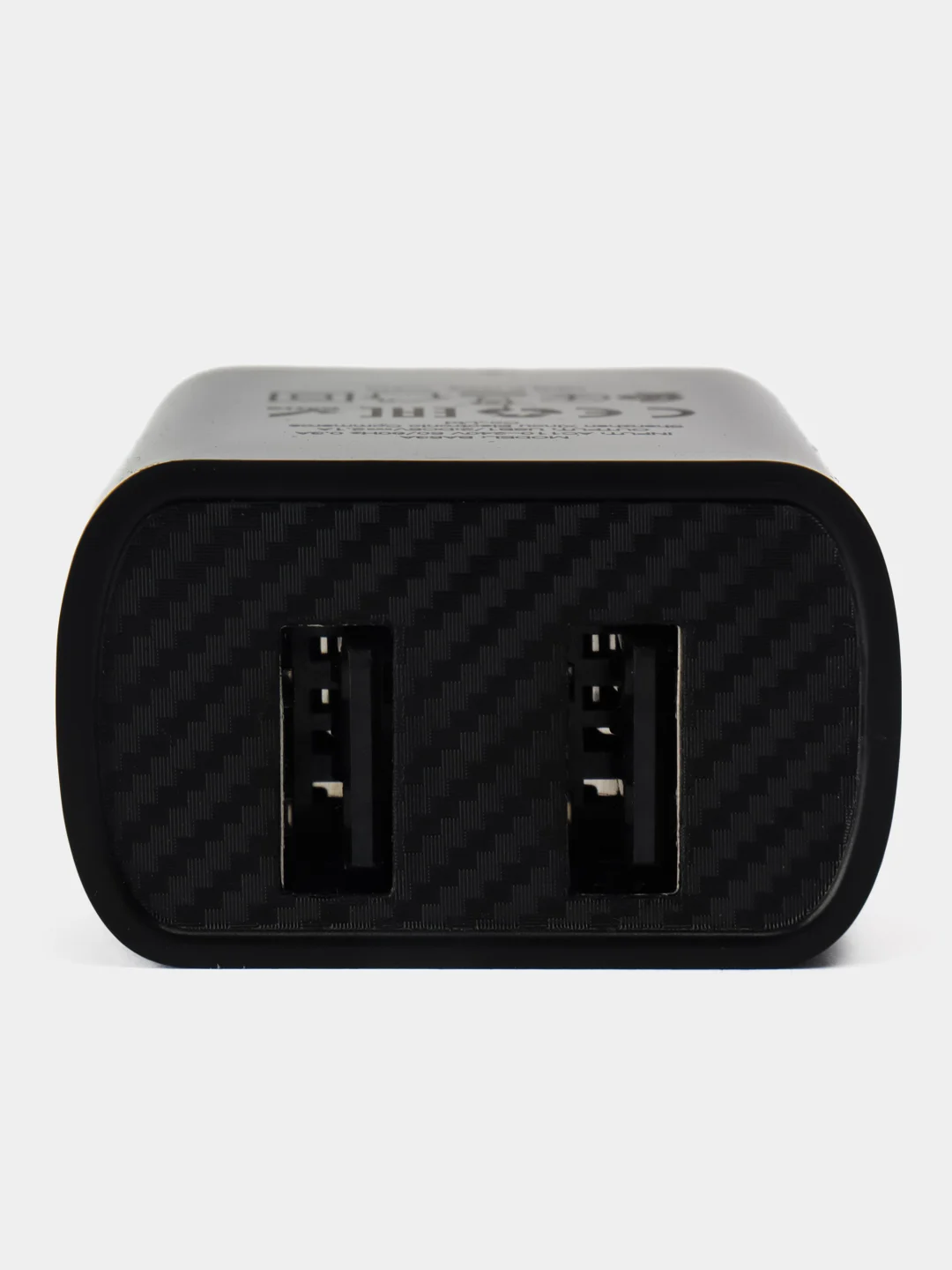 Черный зарядное устройство Borofone BA53A, 2 x USB, 1 m, Micro-USB / Type-C