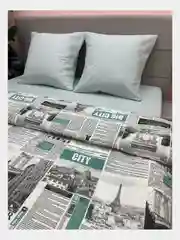 Постельное белье 1,5 сп / 2 спальное / евро / семейный Бязь ivSubelIa "Big-city", 70x70