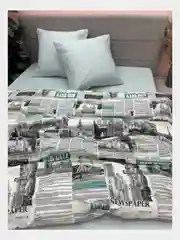 Постельное белье 1,5 сп / 2 спальное / евро / семейный Бязь ivSubelIa "Big-city", 70x70