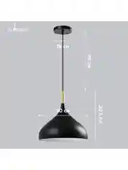 Черный подвесной светильник Moderli Eline1210