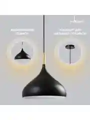 Черный подвесной светильник Moderli Eline1210