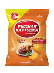 Чипсы Русская картошка 200г со вкусом курицы гриль