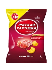 Чипсы Русская картошка 50г со вкусом Бекона