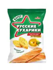 Русские сухарики 50г пшеничные со вкусом Горчица