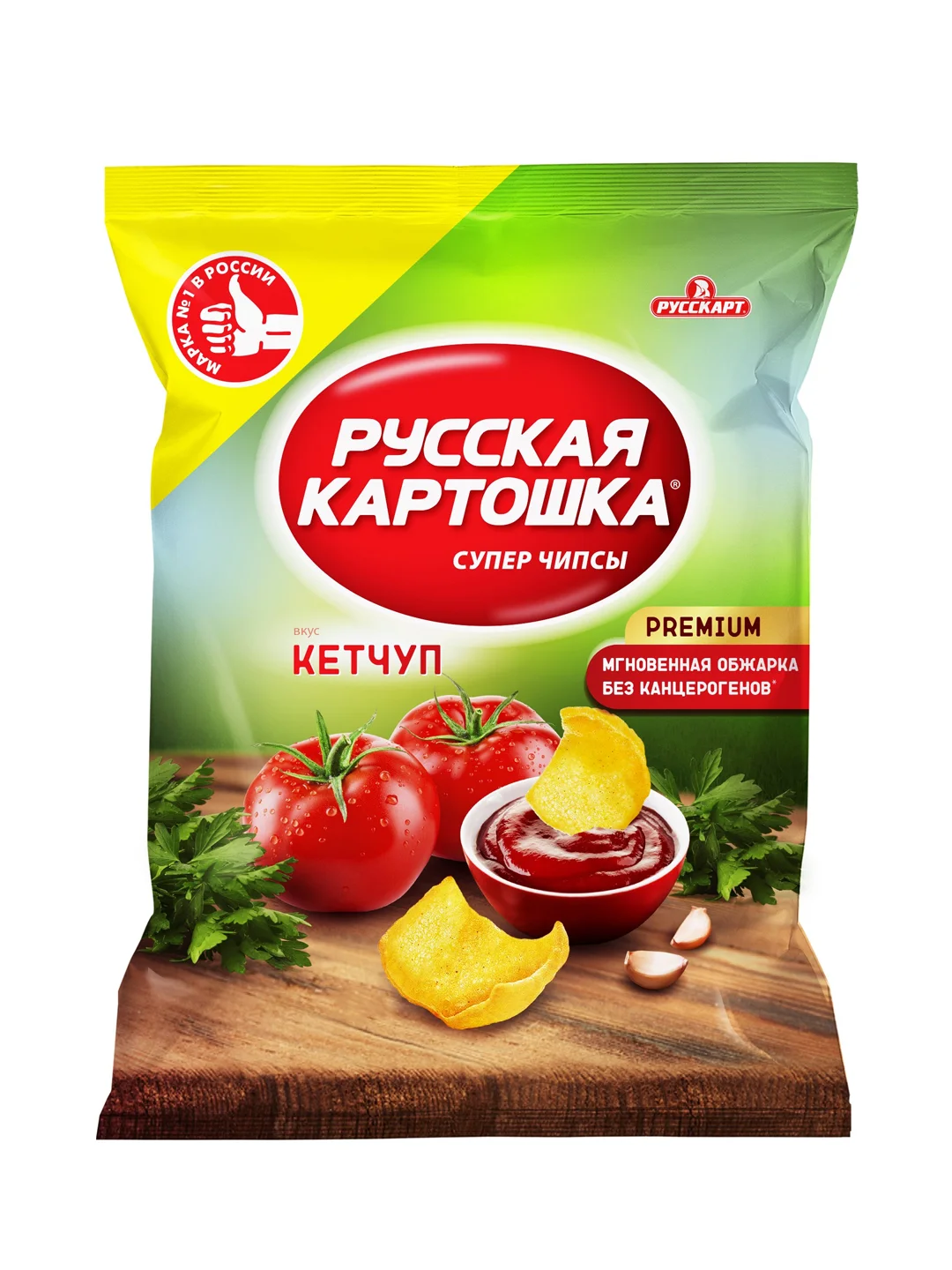 Чипсы Русская картошка 105г со вкусом Кетчуп