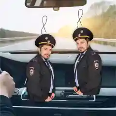 Лазурный ароматизатор воздуха в машину с рисунками