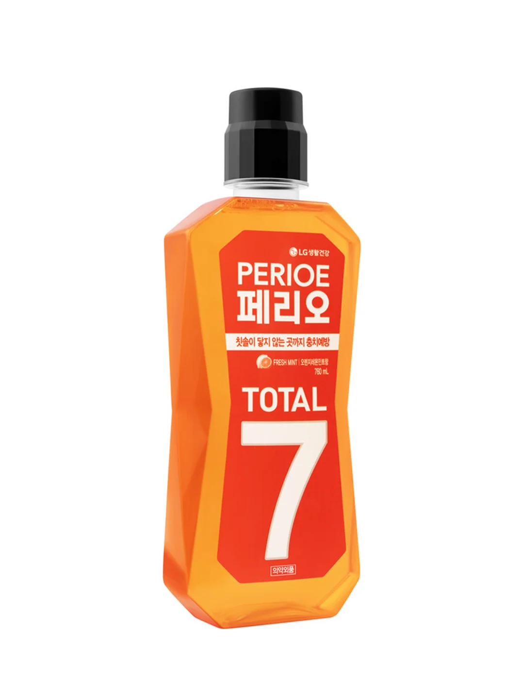 Ополаскиватель для полости рта PERIOE TOTAL 7 FRESH от кариеса, цитрусовая мята 760 мл