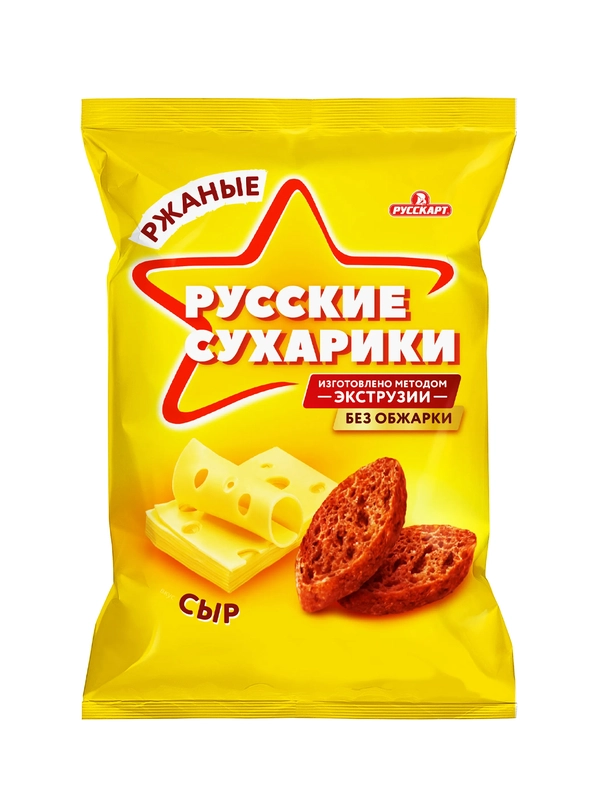 Русские сухарики 50г со вкусом Сыр