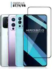 Стекло 1-2 шт для OnePlus 9, OnePlus 9R и OnePlus 8T защитное ROSCO с олеофобным покрытием