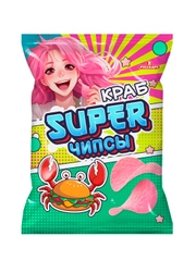 Super чипсы 70г со вкусом Краб