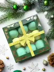 Зеленый подарочный набор бомбочек для ванн Candy Bath Bar, 360 г Подарок на новый год подруге маме