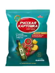 Чипсы Русская картошка 140г со вкусом Сладкие итальянские томаты