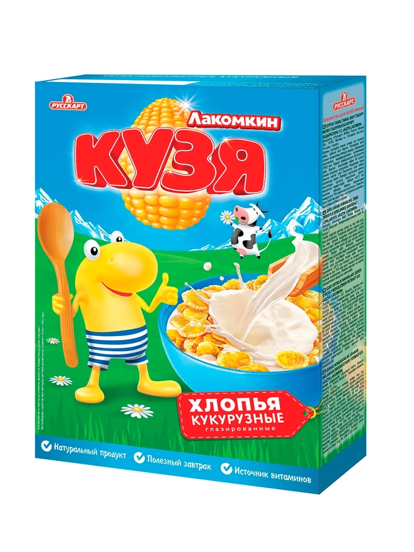 Кузя Лакомкин кукурузные хлопья 250г