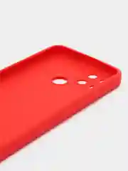 Красный чехол Realme C21Y / C25Y силиконовый с защитой камеры( Реалми С21У С25У )