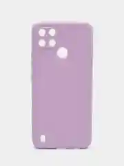 Сиреневый чехол Realme C21Y / C25Y силиконовый с защитой камеры( Реалми С21У С25У )