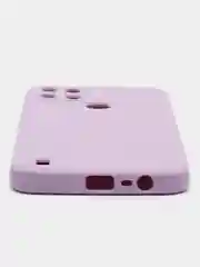 Сиреневый чехол Realme C21Y / C25Y силиконовый с защитой камеры( Реалми С21У С25У )
