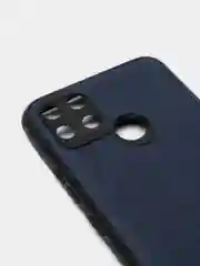Темно-синий чехол Realme C21Y / C25Y силиконовый с защитой камеры( Реалми С21У С25У )