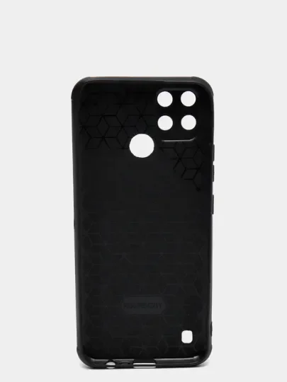Темно-синий чехол Realme C21Y / C25Y силиконовый с защитой камеры( Реалми С21У С25У )