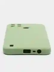 Зеленый чехол Realme C21Y / C25Y силиконовый с защитой камеры( Реалми С21У С25У )