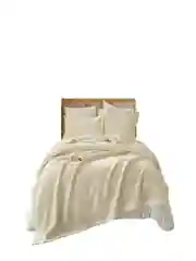 Покрывало Arya хлопковое 180x240 Dentate Бежевый