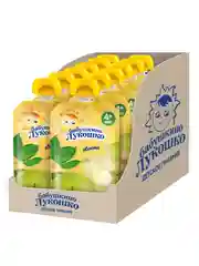 Пюре фруктовое Бабушкино Лукошко из яблок, м/у 90г*12 штук