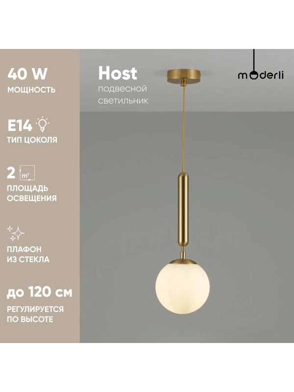 Подвесной светильник шар Moderli Host1150