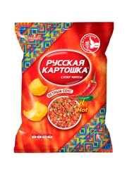 Чипсы Русская картошка 105г со вкусом Острый соус