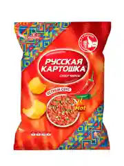 Чипсы Русская картошка 105г со вкусом Острый соус