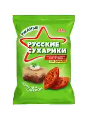 Русские сухарики 50г со вкусом Холодец с хреном