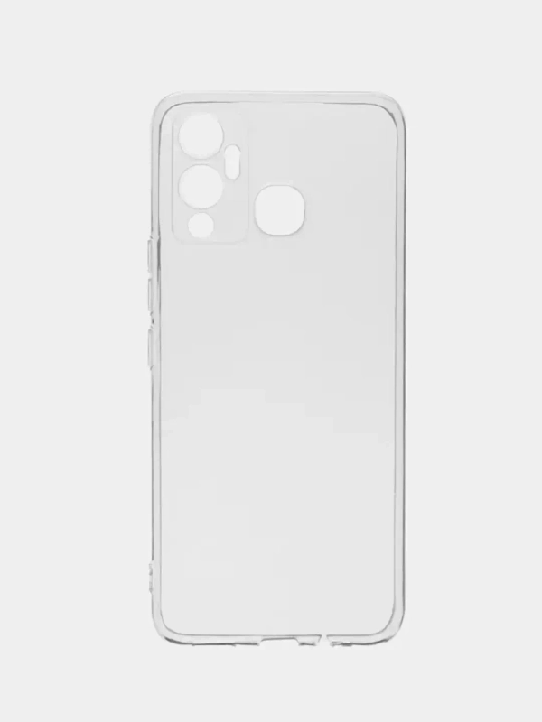 Чехол для Infinix Hot 12 Play, прозрачный, силиконовый