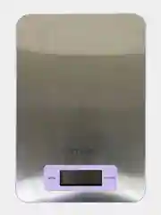 Аметистовый весы кухонные STINGRAY ST-SC5104A со встроенным термометром max 10 кг, лиловый аметист