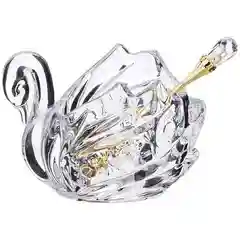 ИКОРНИЦА "MUZA CRYSTAL" С ЛОЖКОЙ 11*7*8,5 СМ