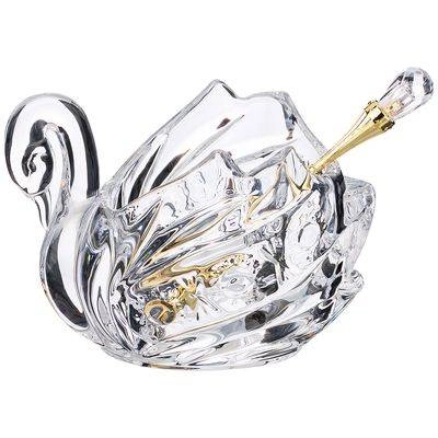 ИКОРНИЦА "MUZA CRYSTAL" С ЛОЖКОЙ 11*7*8,5 СМ
